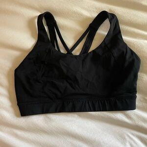 Lululemon black sports bra (size 10)